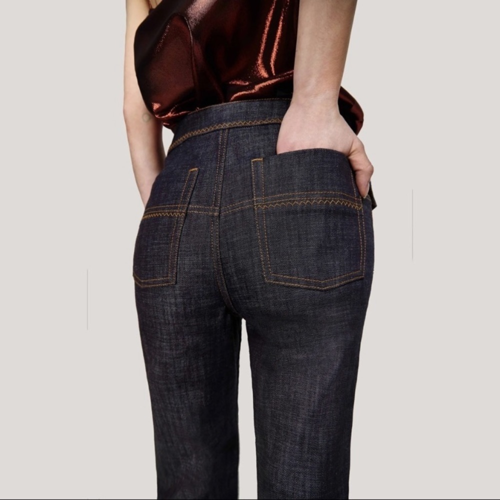 Incredible Ellery high waist denim flares 24 - Picture 9 of 11